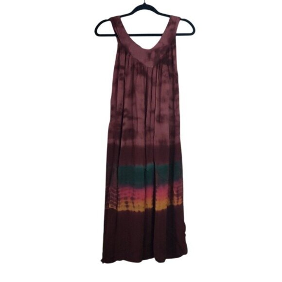 Vintage Jessica Taylor Womens Tie Dye Dress Size 2X Beach Festival Summer Relax - Picture 2 of 5